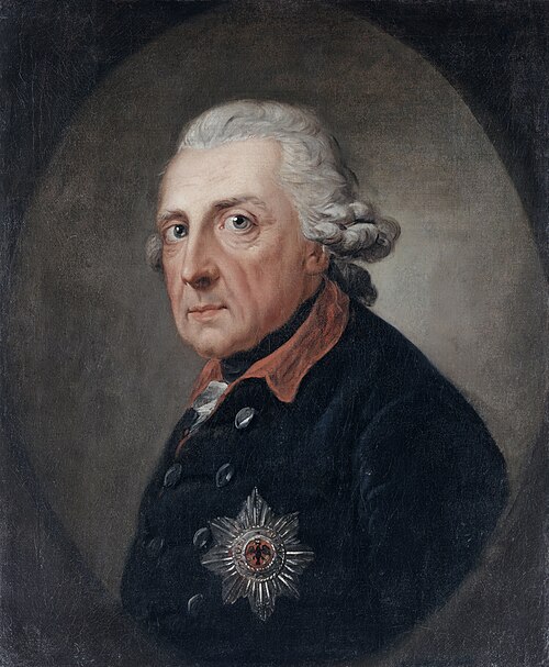 Friedrich der Große by Anton Graff