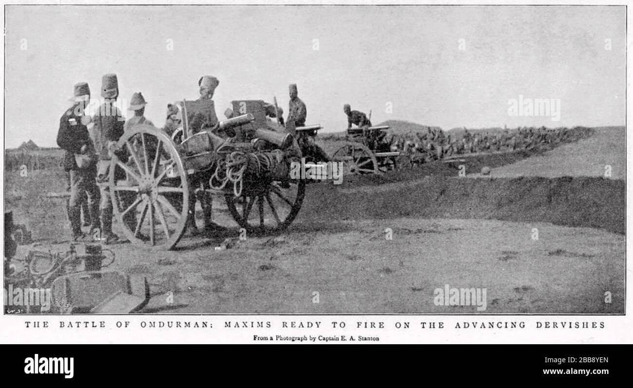 battle of omdurman british gunners
