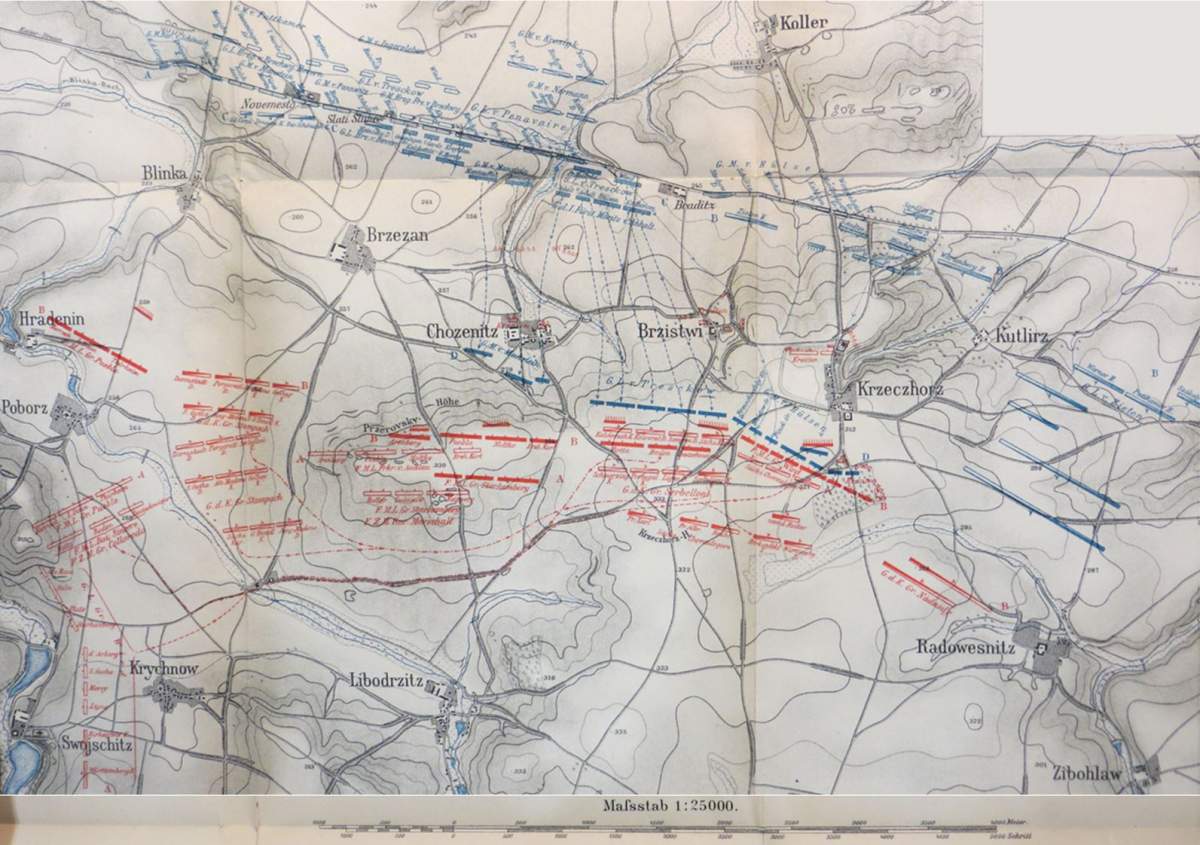 Battle of Kolin Initial Phase