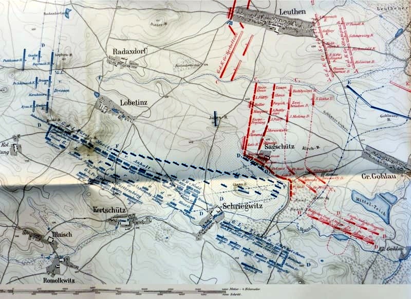 Battle of Leuthen Initial Attack