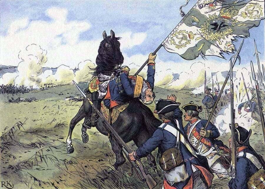 death of Schwerin at Prague